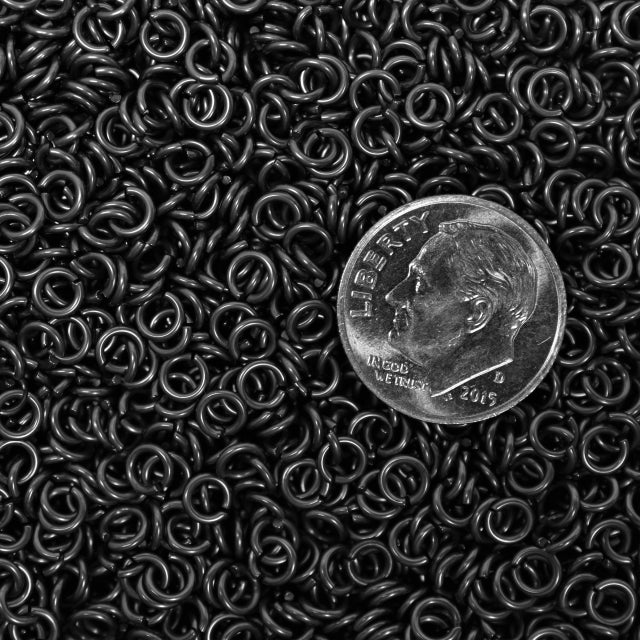 Black Glass Titanium | Whitney Maille Chainmaille Artistry