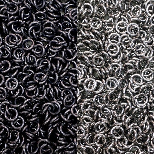 Black jump rings online