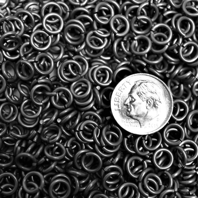 Titanium on sale chainmail rings