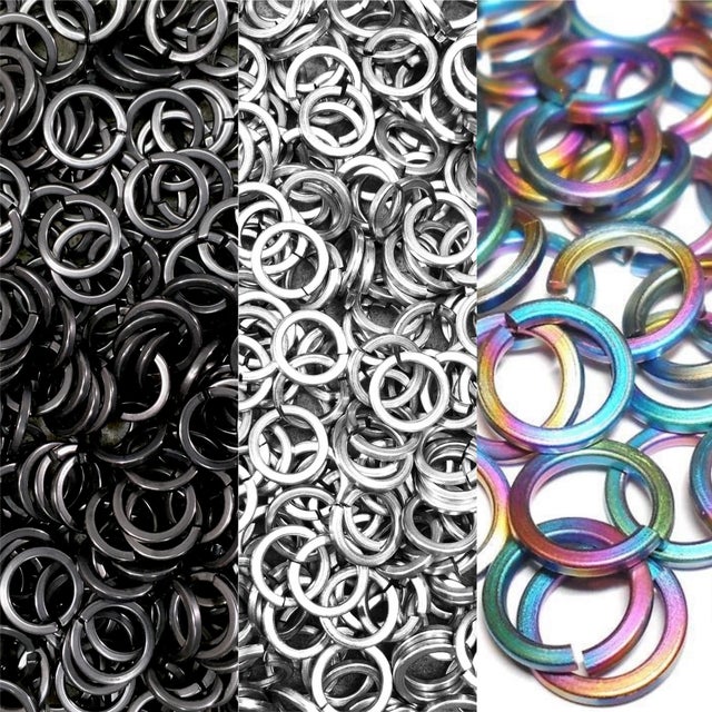 Square wire jump rings store